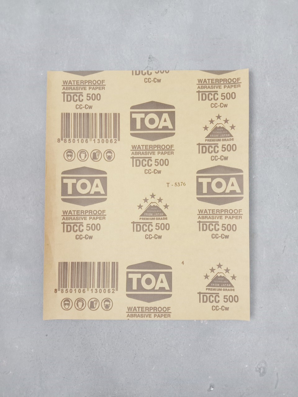 กระดาษทรายน้ำ TOA กระดาษทรายน้ำ TOA