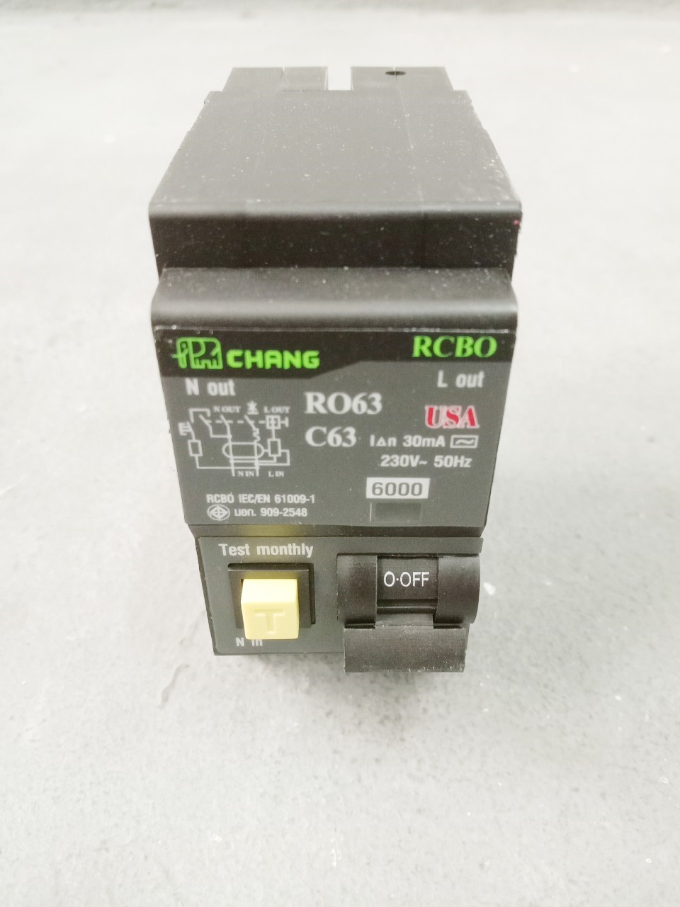 เมนเบรคเกอร์กันดูด ช้าง RCBO