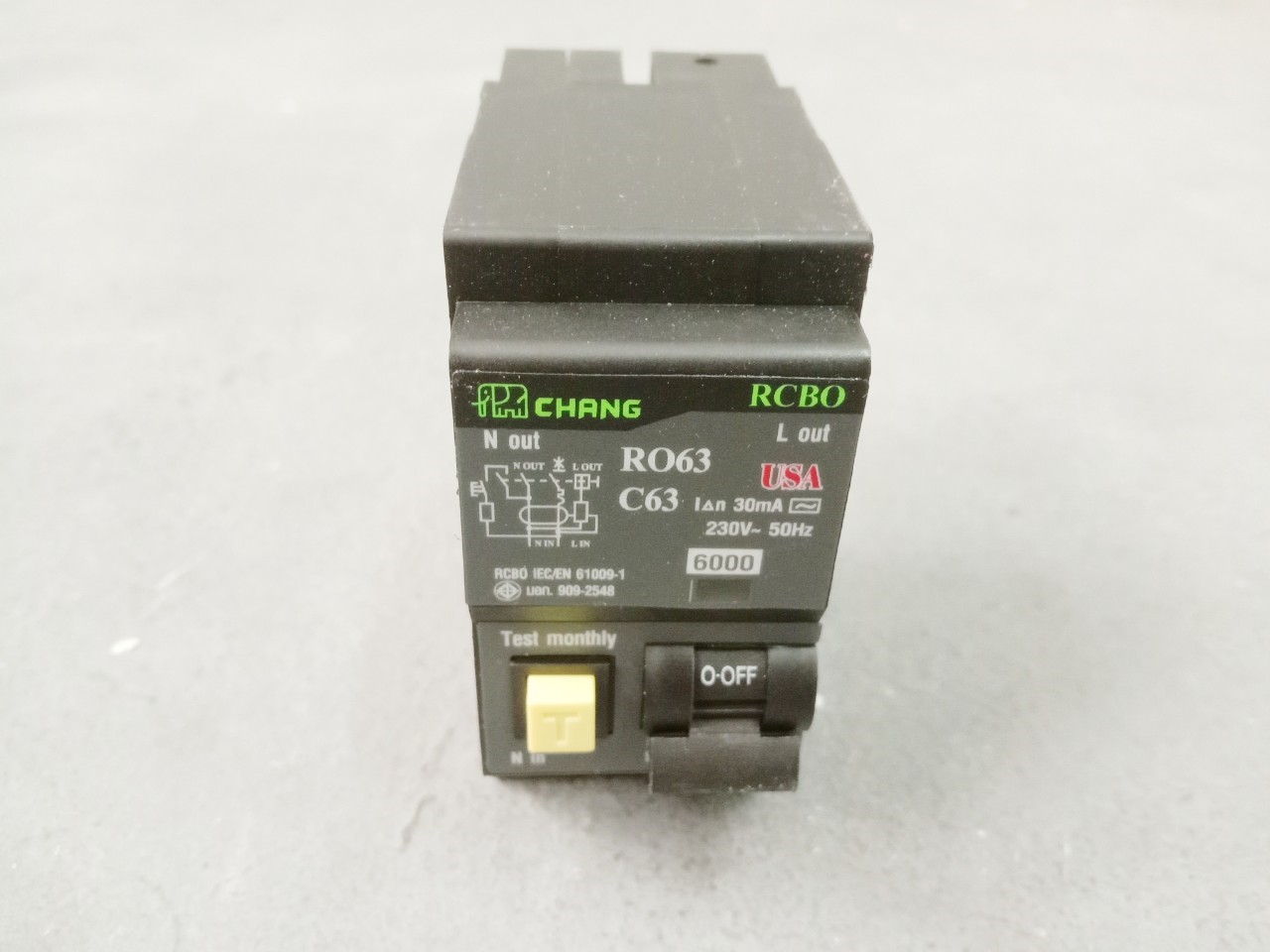 เมนเบรคเกอร์กันดูด ช้าง RCBO